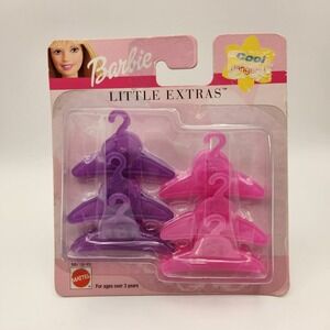 NIB Vintage 1998 Barbie LITTLE EXTRAS Cool Hangers " New‎ " Clamp on Style